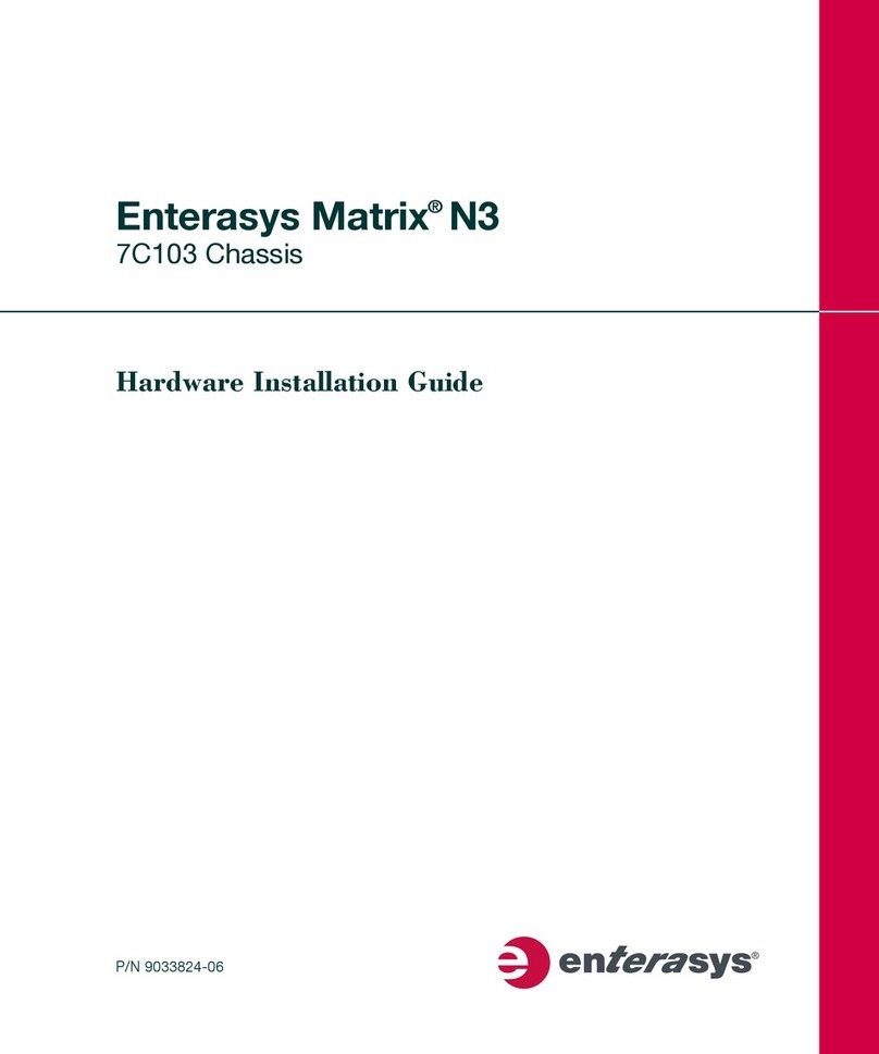 Enterasys Matrix N3 7C103 Hardware installation guide Enterasys Matrix N3 7C103 Hardware installation guide