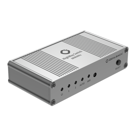 Oehlbach Highway Switch 8K User manual