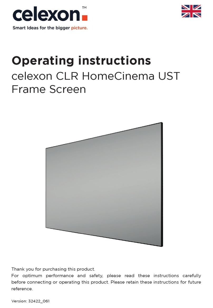 Celexon HomeCinema CLR UST operating instructions