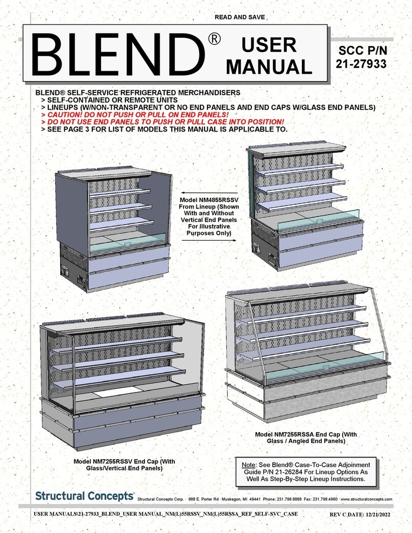 Structural Concepts BLEND NM4855RSSV User manual