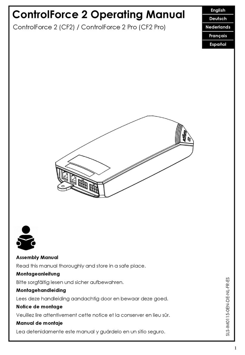 Hettich ControlForce 2 operating manual