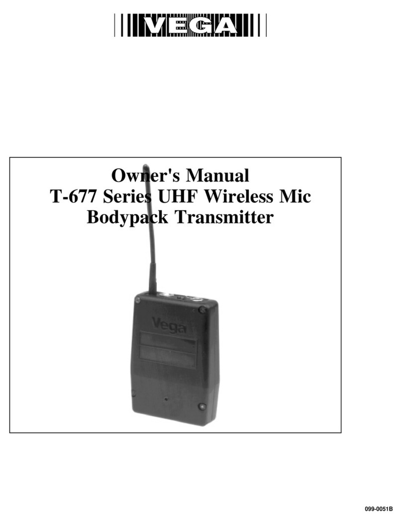 Vega T-677 Series owner's manual