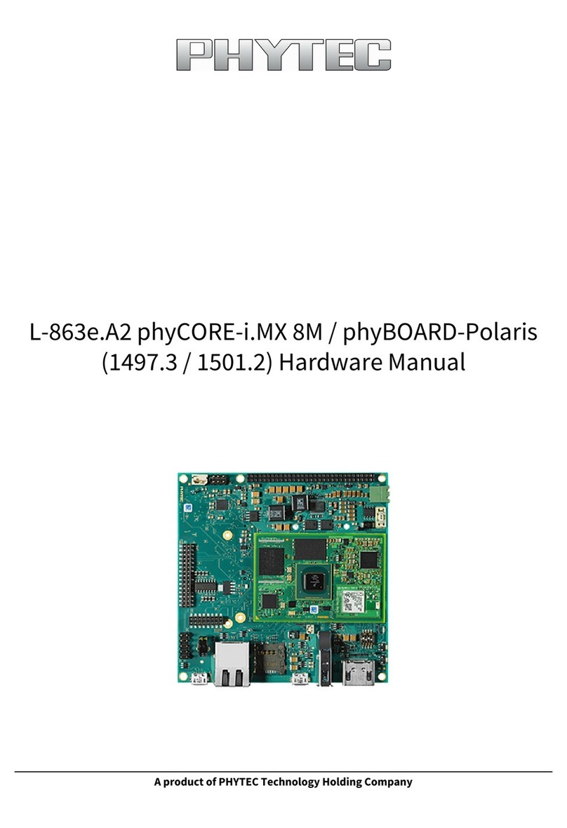 Phytec L-863e.A2 phyCORE-i.MX 8M Hardware manual