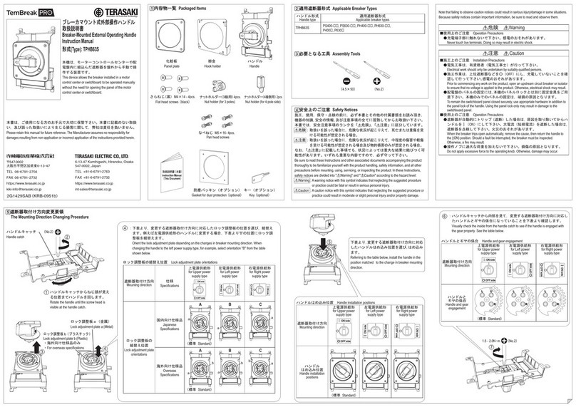 TERASAKI TemBreak PRO User manual