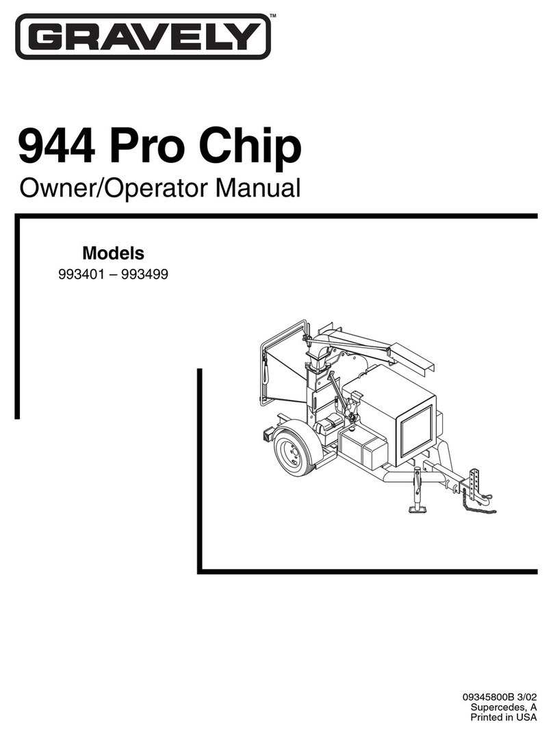 Gravely 944 Pro Chip Owner's/operator's manual