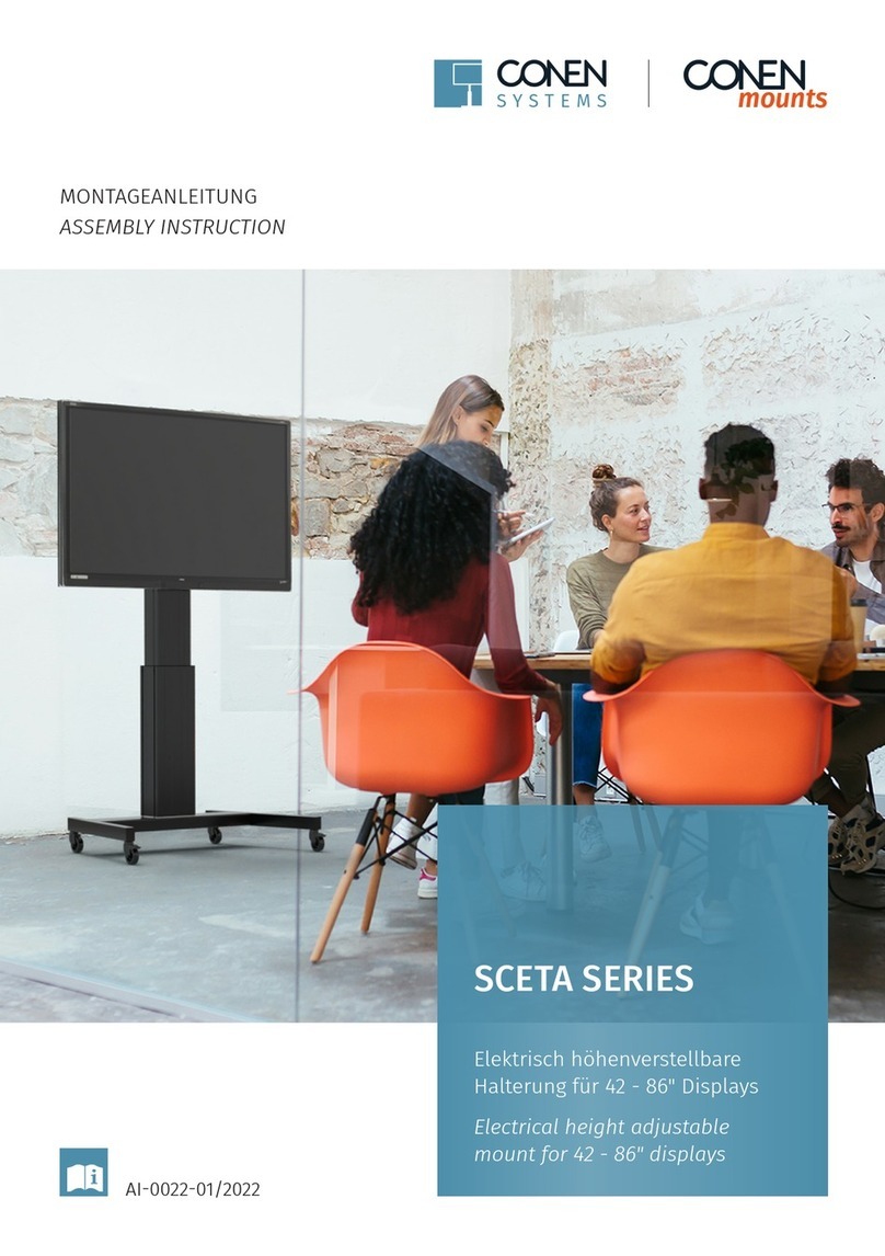 CONEN mounts SCETA Series Assembly instruction