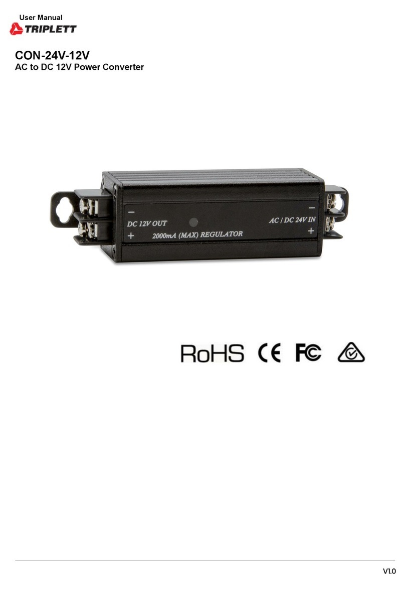 Triplett CON-24V-12V user manual