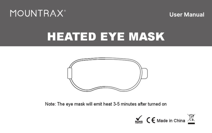 MOUNTRAX HEATED EYE MASK user manual