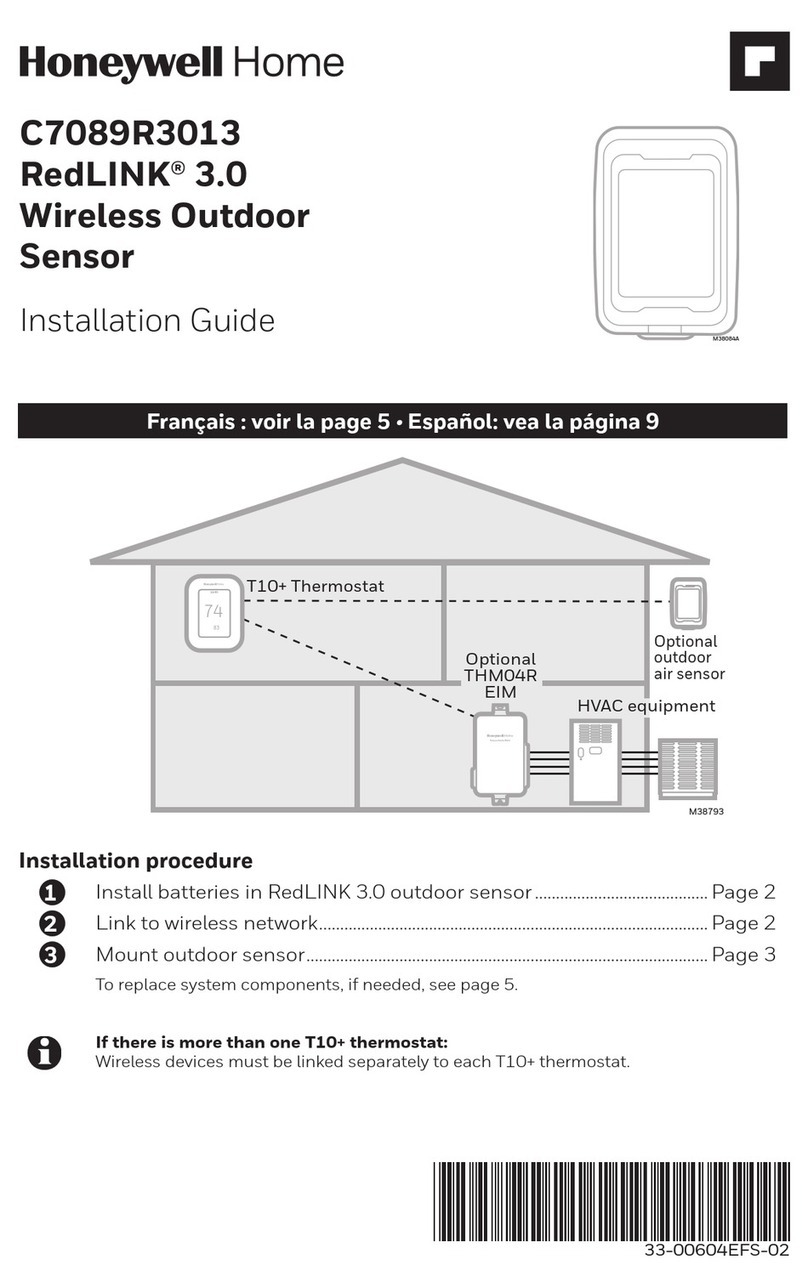 Honeywell Home RedLINK C7089R3013 User manual