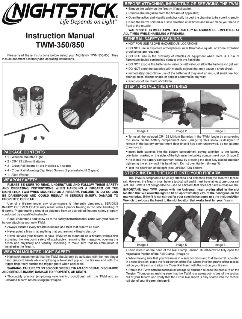 Night Stick Xtreme Lumens TWM-350 User manual