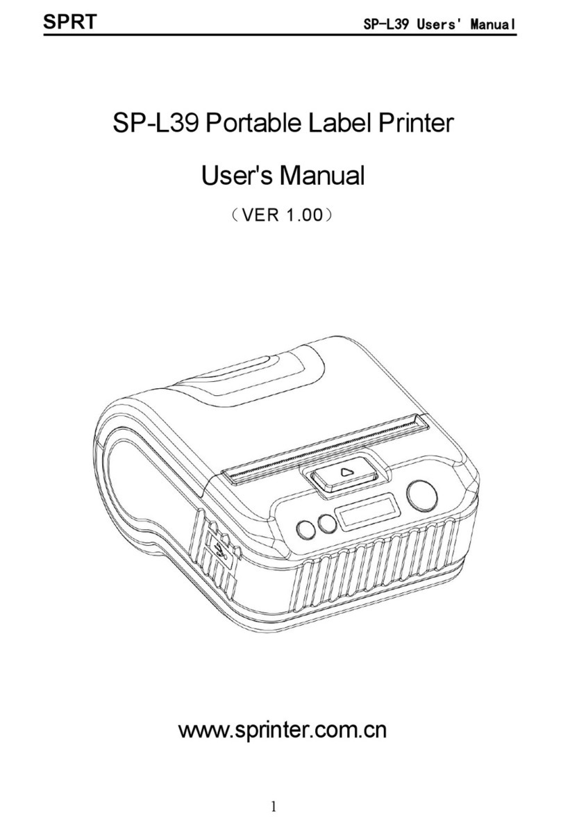SPRT SP-L39 User manual