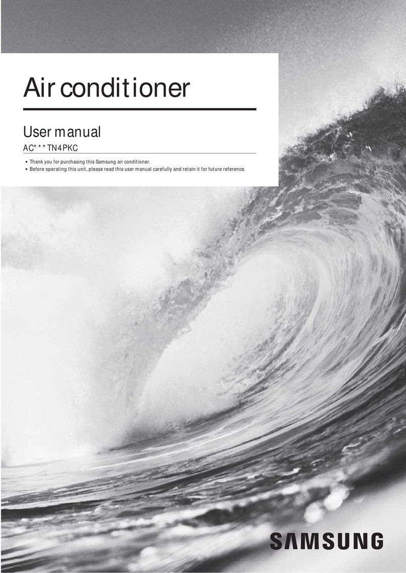 Samsung AC TN4PKC Series User manual Samsung AC TN4PKC Series User manual