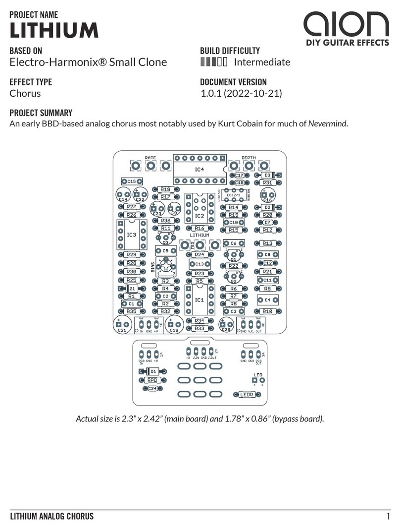 aion LITHIUM instruction manual