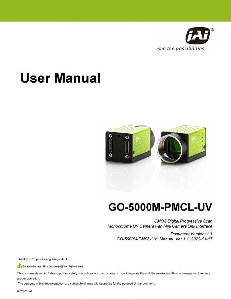 JAI GO-5000M-PMCL-UV User manual