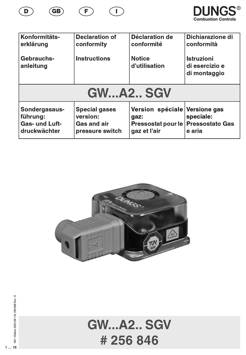 Dungs GW A2 Series User manual