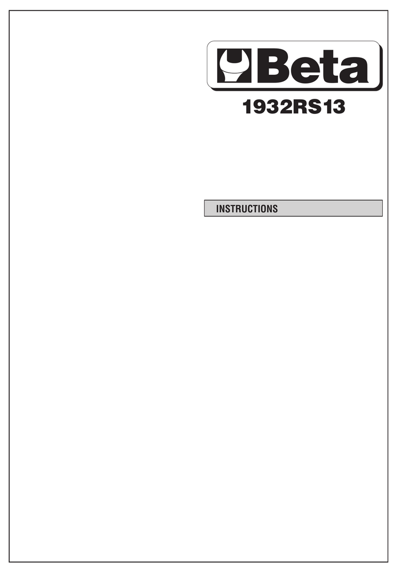 Beta 1932RS13 User manual