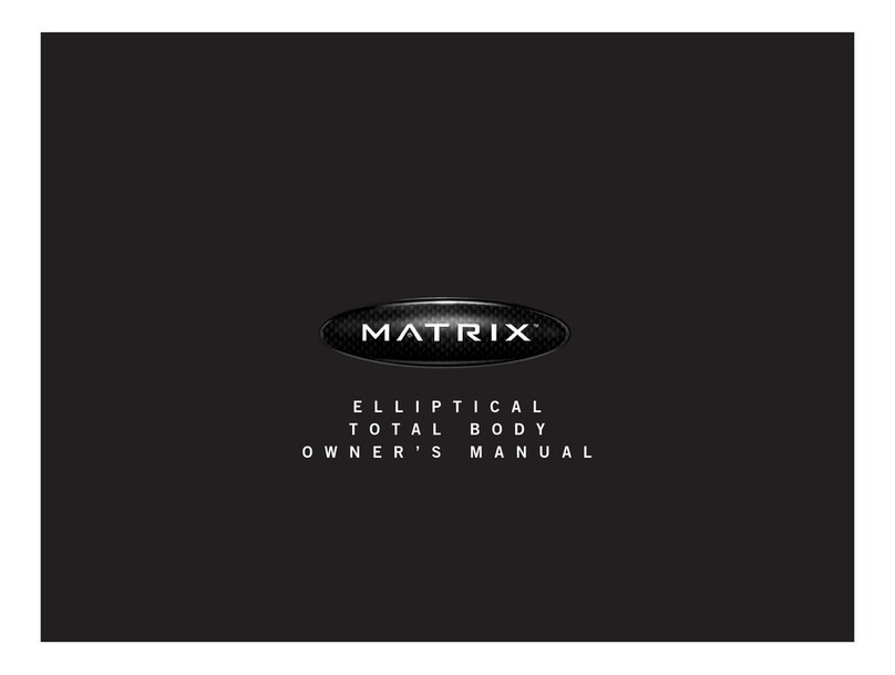 Matrix Elliptical total body User manual