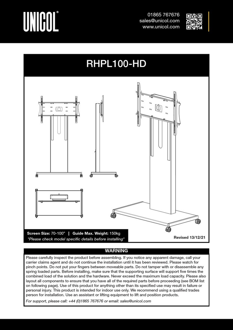 Unicol RHPL100-HD quick start guide