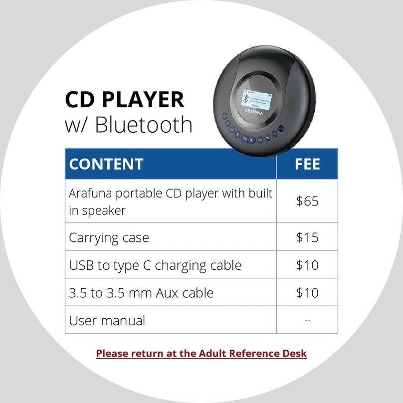 Arafuna CD5194B quick guide