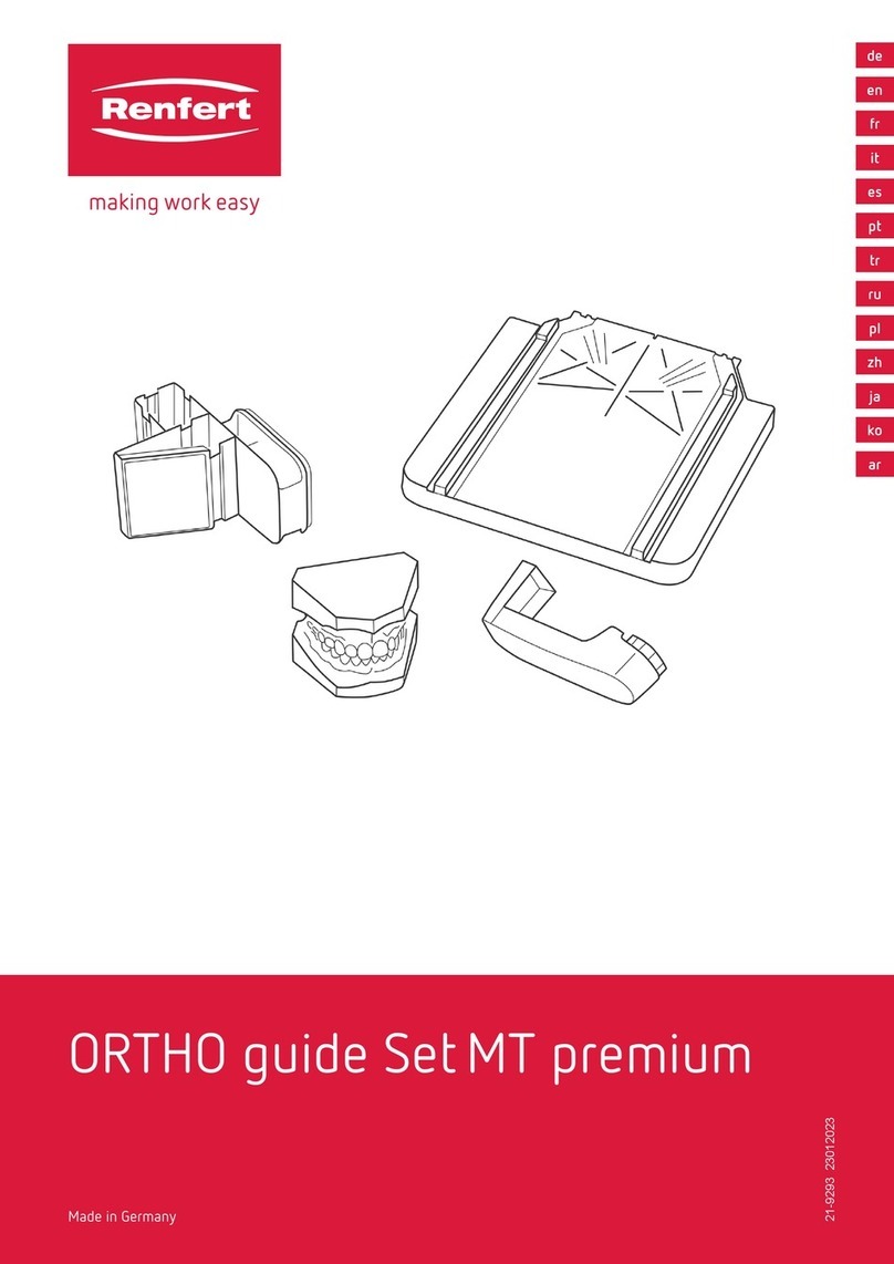 Renfert ORTHO guide Set MT premium User manual