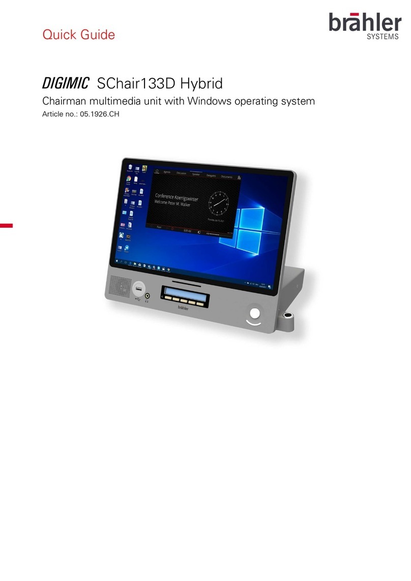Brähler Systems DIGIMIC SChair133D Hybrid quick guide