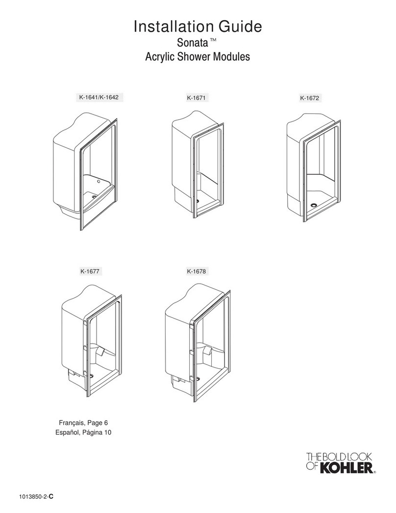 Kohler Sonata K-1641 User manual Kohler Sonata K-1641 User manual