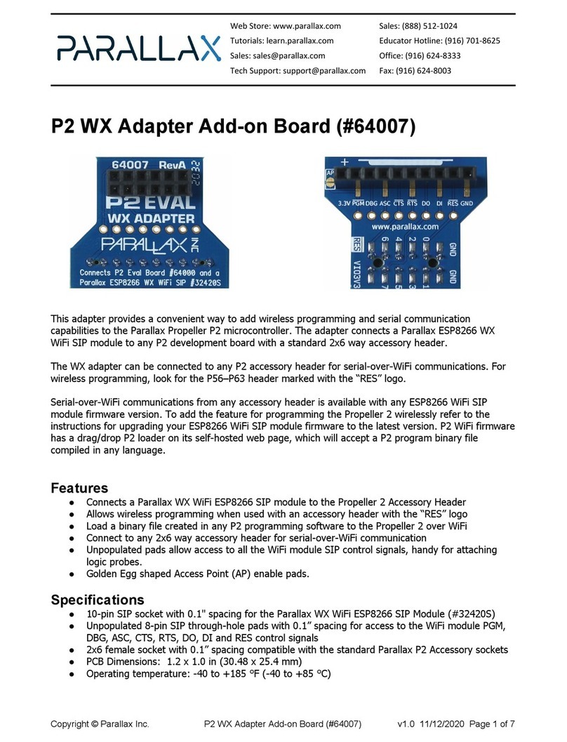 Parallax 64007 Product guide