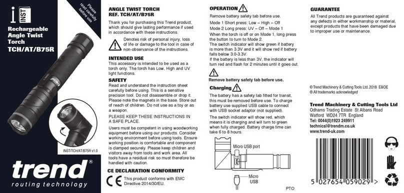 TREND TCH/AT/B75R quick start guide