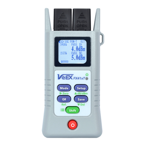 VeEX FX41xT User manual