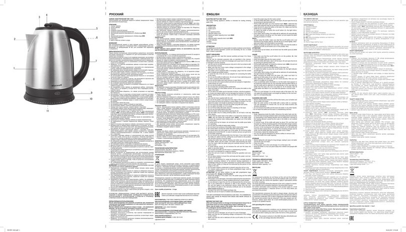 Maxwell MW-1043 Manual instruction