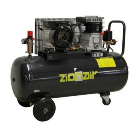 Zionair CP222T01 Installation and operating instructions