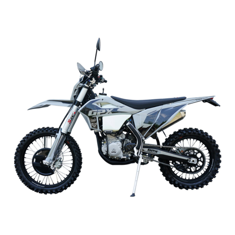 GPX MOTO GPX 450RFSE Owner's handbook