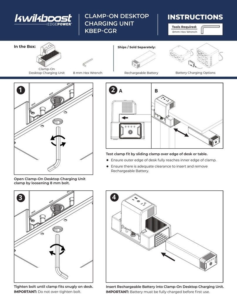 KwikBoost EdgePower KBEP-CGR instructions