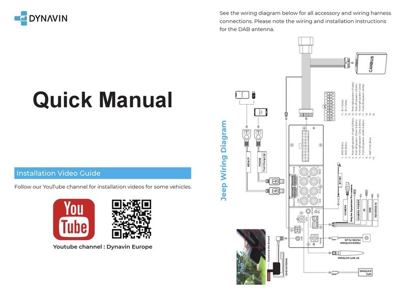 Dynavin 8 Installation guide