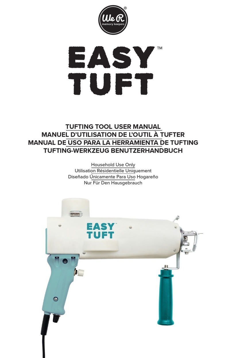 We R memory keepers EASY TURF TD-01 user manual