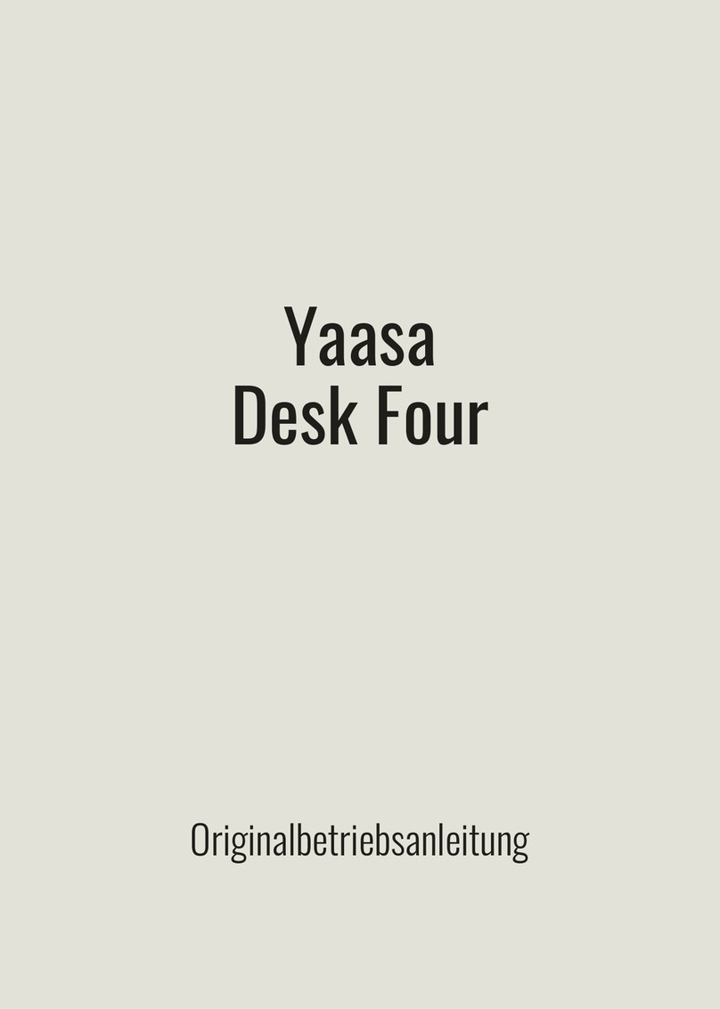 Yaasa Desk Four operating instructions