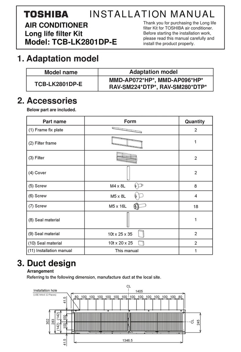 Toshiba TCB-LK2801DP-E User manual