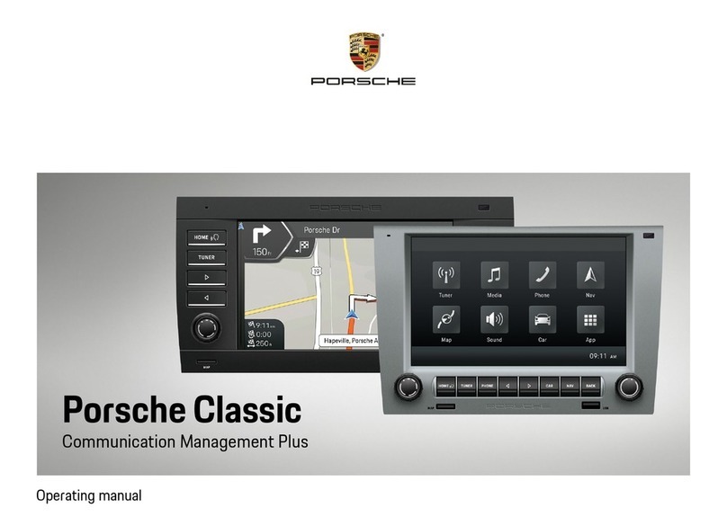 Porsche Classic Communication Management Plus operating manual