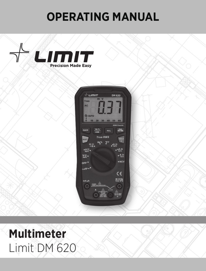 LIMIT DM 620 operating manual