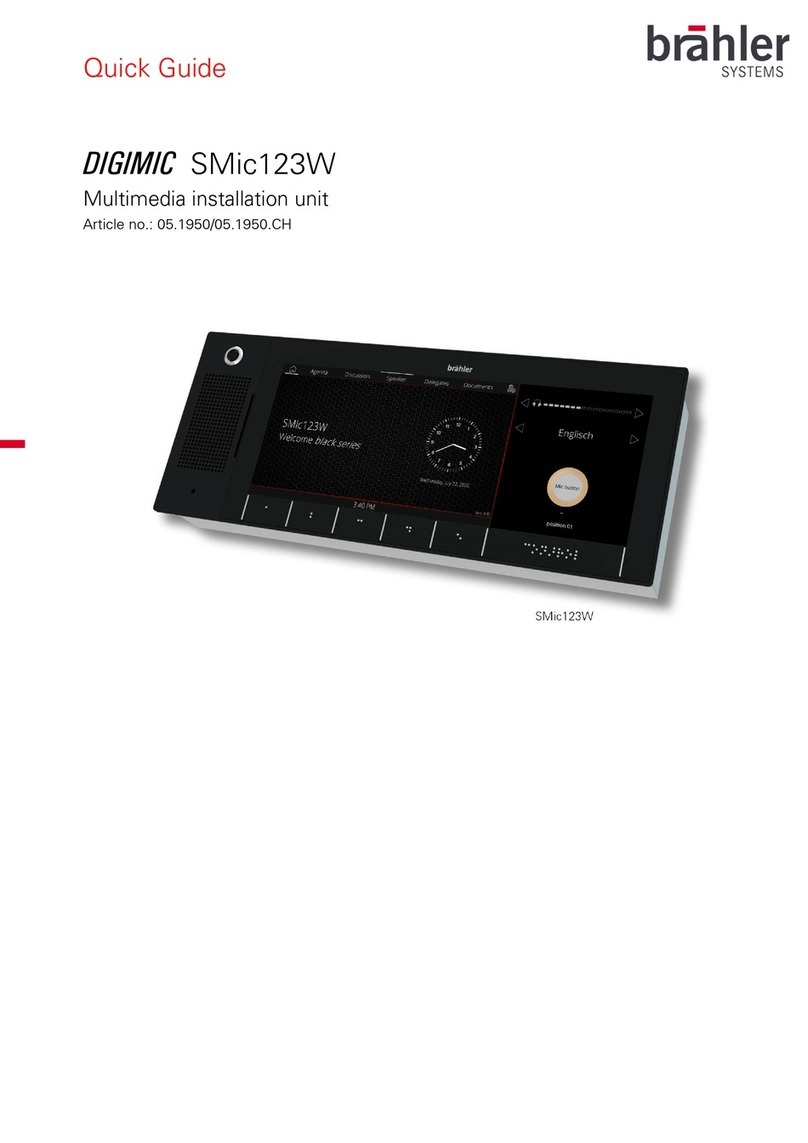 Brähler Systems DIGIMIC SMic123W quick guide