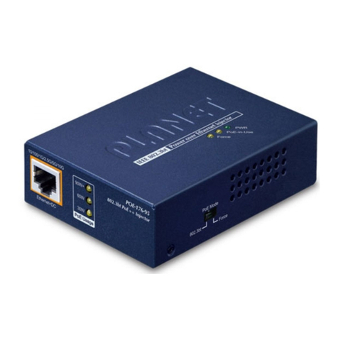 Planet POE-171A-60 User manual