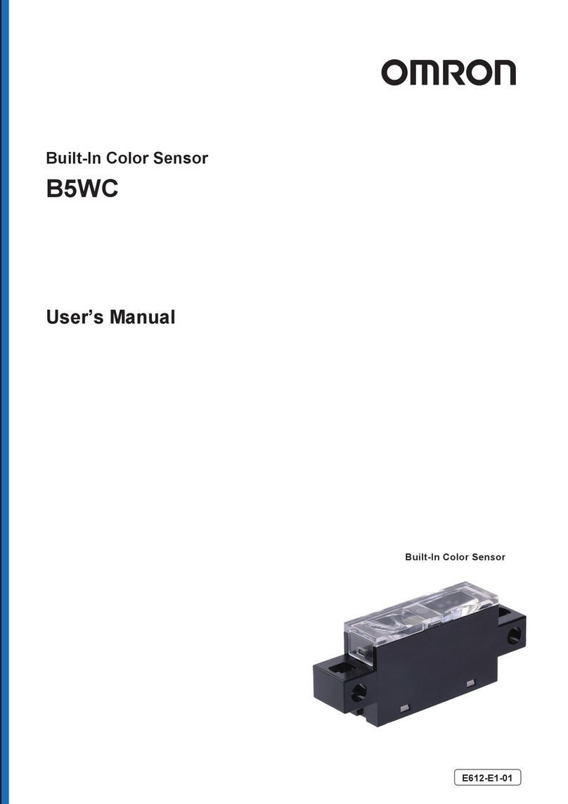 Omron B5WC User manual