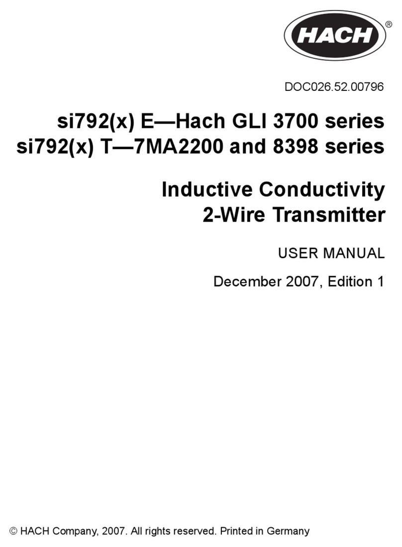 Hach si792 T User manual