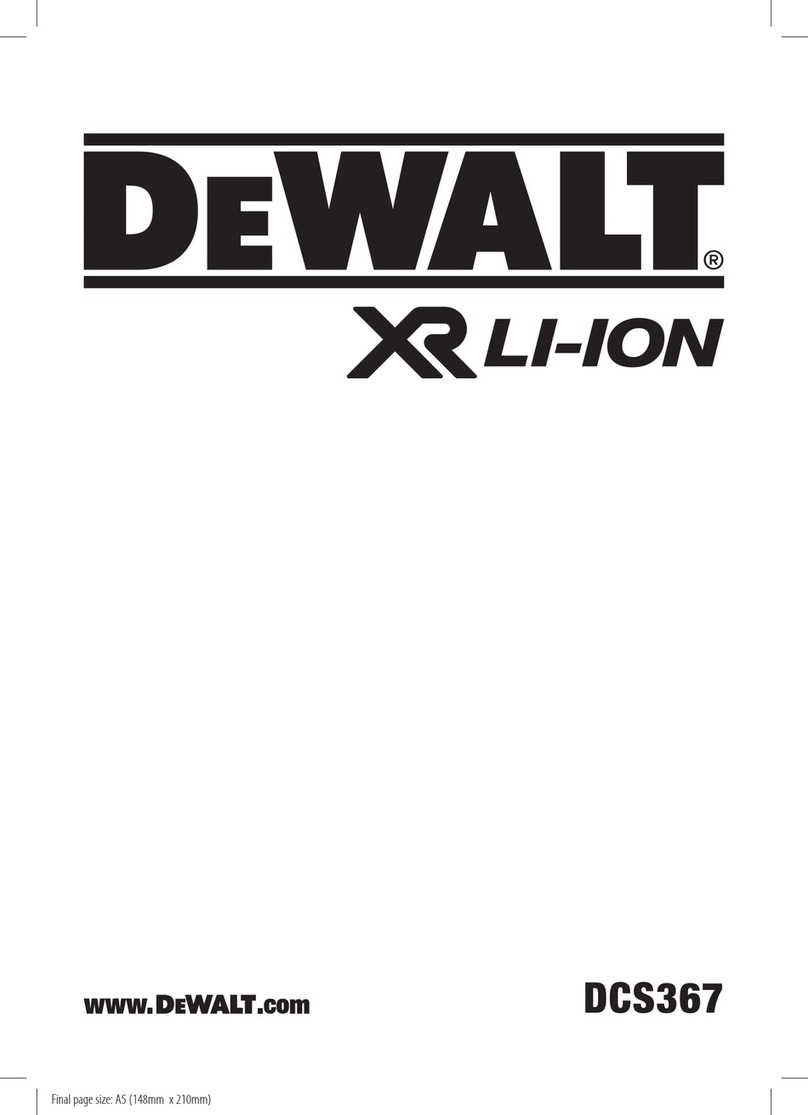DeWalt XR LI-ION DCK820P4 User manual
