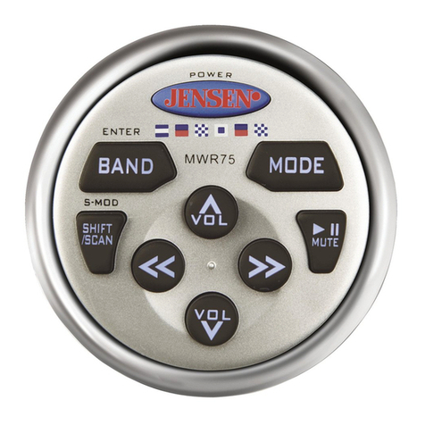 Jensen MWR75 User manual