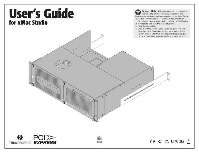 Sonnettech xMac Studio user guide