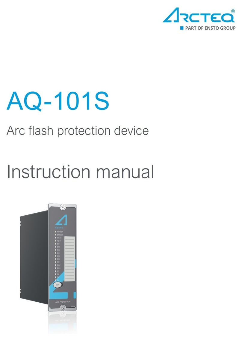 Arcteq AQ-101S User manual