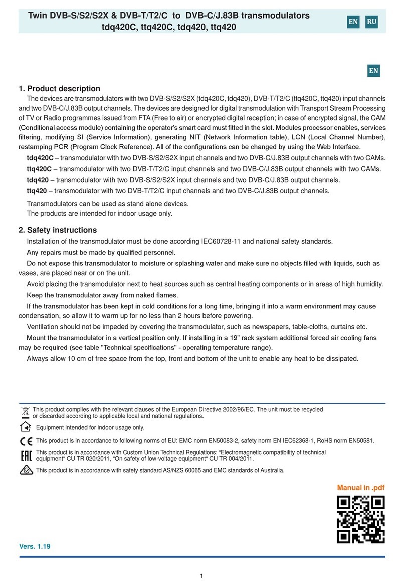Terra tdq420C User manual