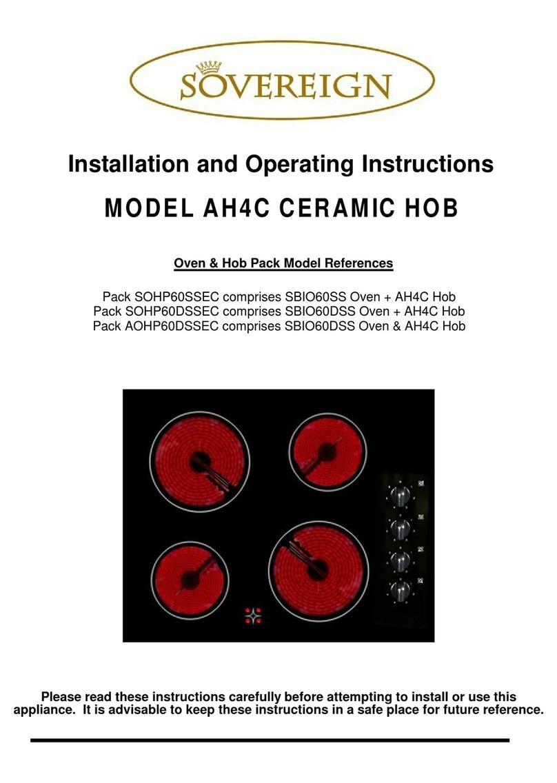 Sovereign AH4C Installation and operating instructions