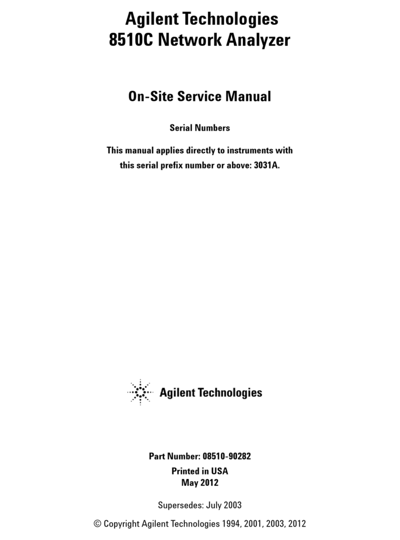 Agilent Technologies 8510C User manual